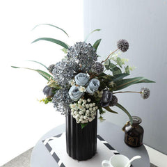 High-end simulated floral arrangements for living room and study room