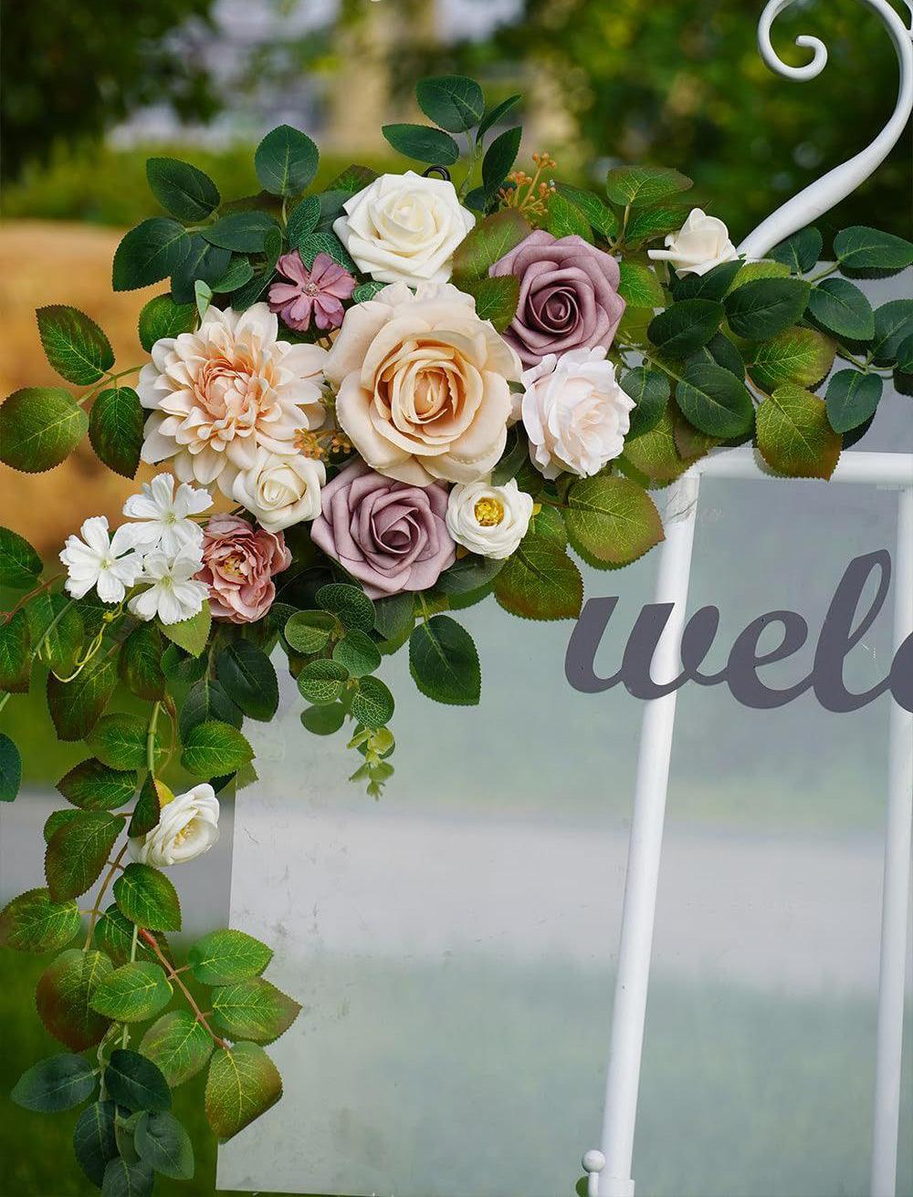 Arch artificial flower wedding outdoor decoration