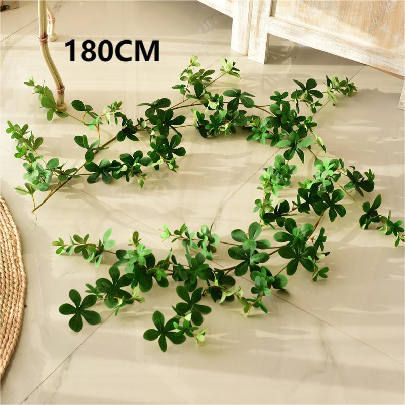 Simulated scale palm leaf and leaf decoration rattan living room