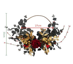 Halloween simulation Eucalyptus wreath interior decoration