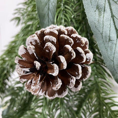 Simulation pine needles rattan Christmas atmosphere decoration pine cone cotton red fruit indoor wall decorations