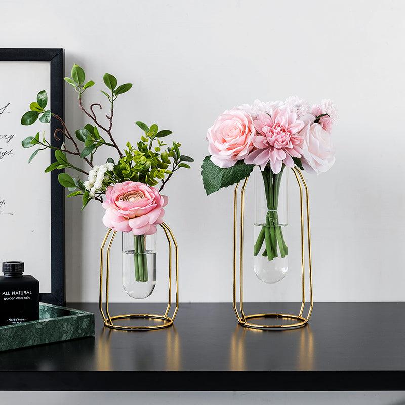 Simulated flower minimalist table decoration