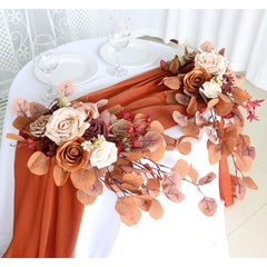 Autumn Rose Table Flower Wedding Decoration Simulation Flower Banquet Flower Art