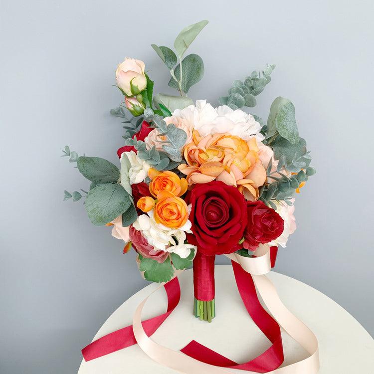 Hand bouquet bouquet bride wedding photography simulation fake flowers props