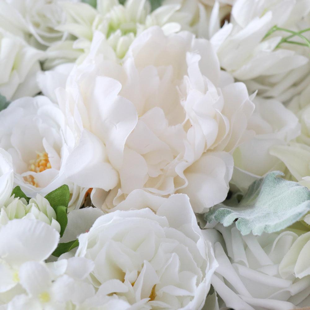 White Artificial Simulation Box Flower | Uflower