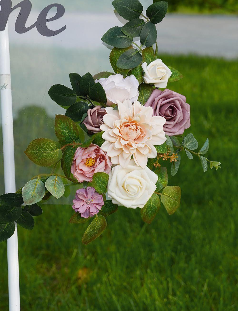 Arch artificial flower wedding outdoor decoration