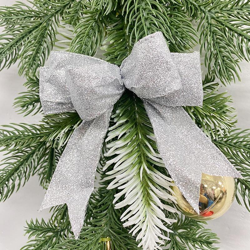 Simulation Pine Needle RattanChristmas FlowersColour BallsBellsIndoor DecorationArtificial Pine Needle Rattan