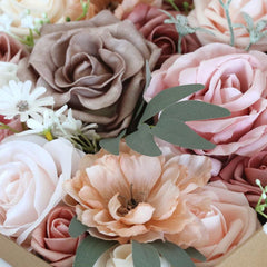 Simulation rose boxed flowers European wedding DIY bride hand bouquet wedding