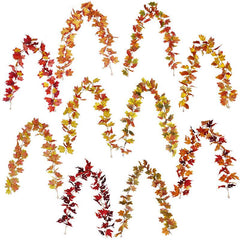 Halloween Autumn Simulation Maple Leaf Home Wall Hanging Vine