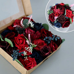 European simulation boxed flowers wedding companion gift home decoration bouquet Valentine's Day birthday gift box