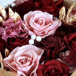 European Wedding Boxed Flowers Birthday Party Simulation Flowers Gift Flower Box Valentine's Day Gift