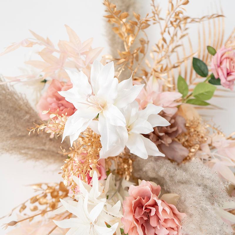 Wall hanging decoration simulated floral wedding decoration hand-arranged flowers