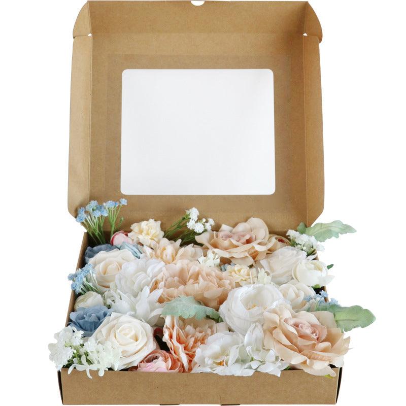 Simulation Boxed Flowers Wedding Diy Bridal Bouquet Valentine's Day Gift