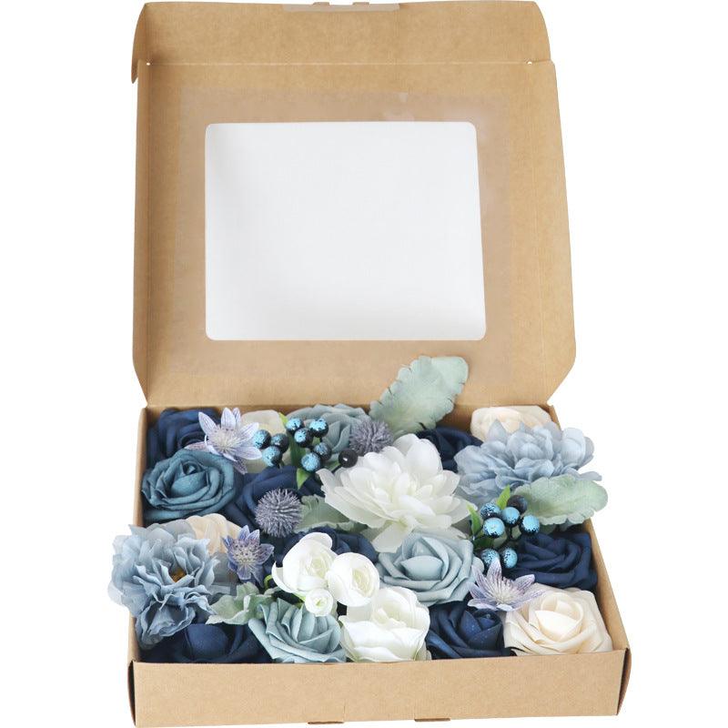 Simulation Boxed Flowers Wedding Holiday Party Handout Gift Flower Box Wedding Diy