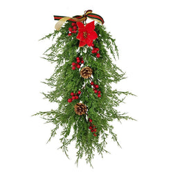 Simulation Christmas Door Decorations European and American Home Wall Decorations Greenery Pine Needle Christmas Hanging