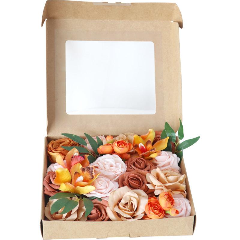 Simulation Flowers Boxed Flowers Wedding Wedding Anniversary Bride Bridesmaid Handbags