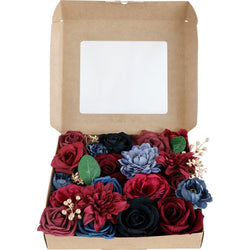 Simulation Boxed Flowers Wedding Anniversary Birthday Gift Flower Box Diy Home Decoration