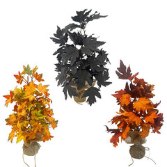 Simulated Maple Leaf Stake Halloween Interior Decoration