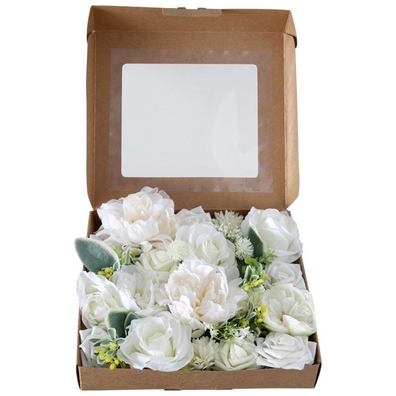 New Simulation Box Flower Valentine's Day Birthday Gift Box Spring Home DIY Bouquet