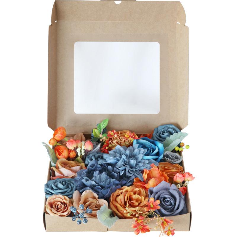 New European Style Boxed Flowers Wedding Birthday Party Simulation Gift Flower Boxes