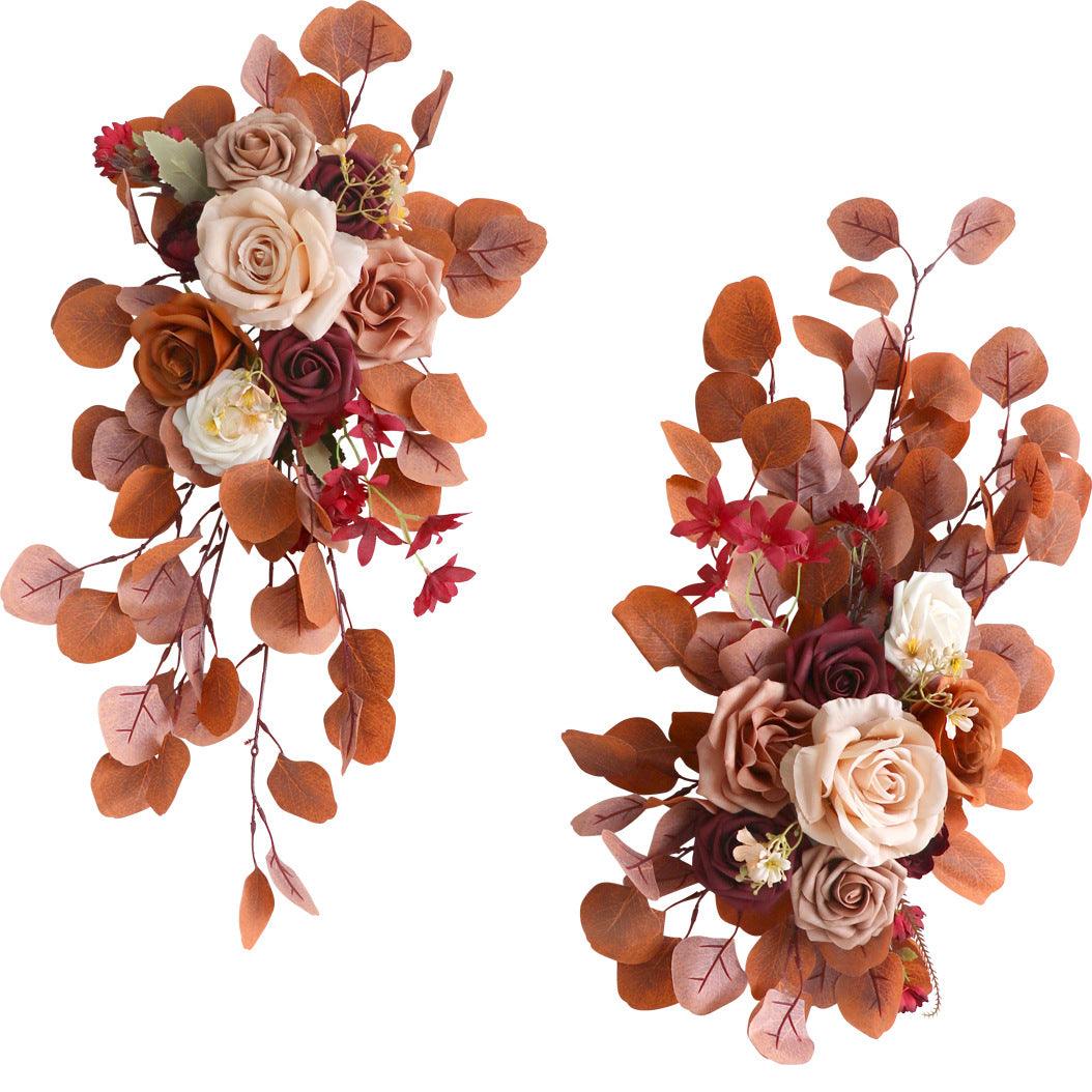 Autumn Rose Table Flower Wedding Decoration Simulation Flower Banquet Flower Art