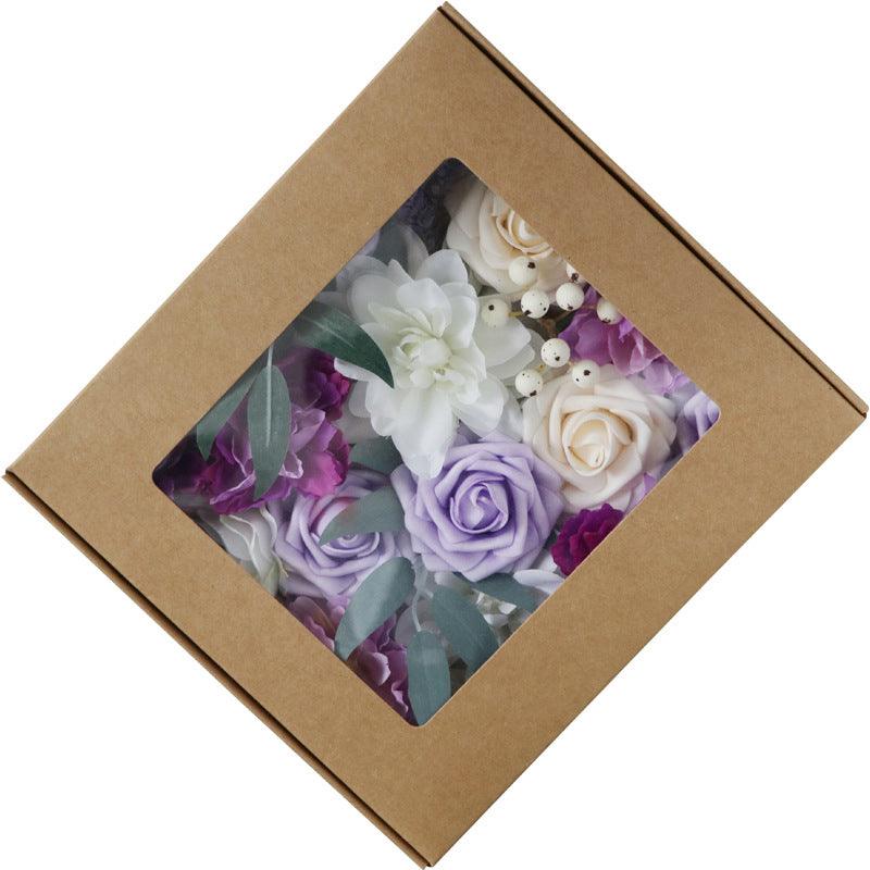 Simulation Flower Flower Box Valentine's Day Christmas Birthday Gift Box Wedding Bride Bridesmaid