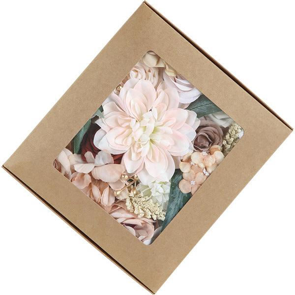 New simulation rose boxed flowers wedding birthday party companion gift flower box