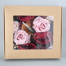 Simulation Flower Flower Box Wedding Birthday Fake Flower Gift Box DIY Home Flower Bouquet