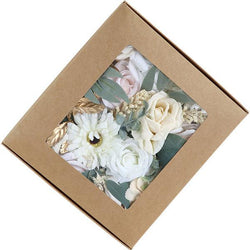 Simulation Rose Boxed Flowers Wedding DIY Bridal Bouquet Birthday Valentine's Day Gift