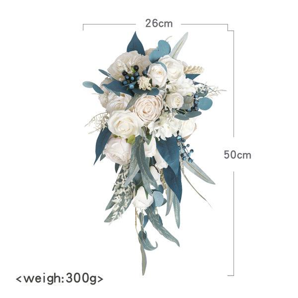 Simulated bridal drop-shaped bouquet/hemispherical bouquet/bridesmaid bouquet