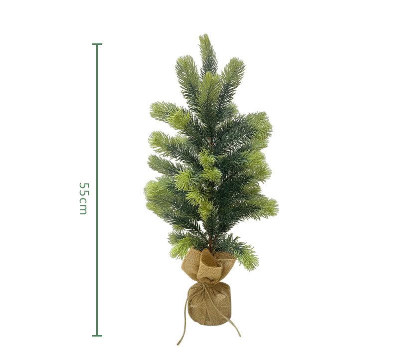 Simulation pine needle stakes Christmas Christmas tree home indoor table decorations artificial pine needle stakes