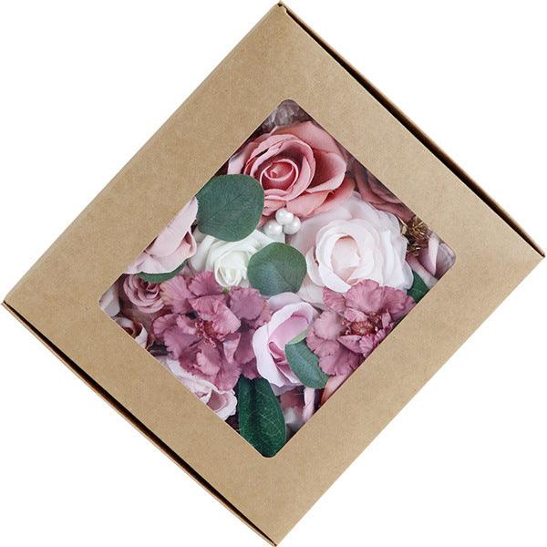 Simulation Rose Boxed Flowers Wedding Diy Bridal Bouquet Valentine's Day Birthday Gift