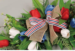 Independence Day decorative lintel artificial flower tulip door hanging