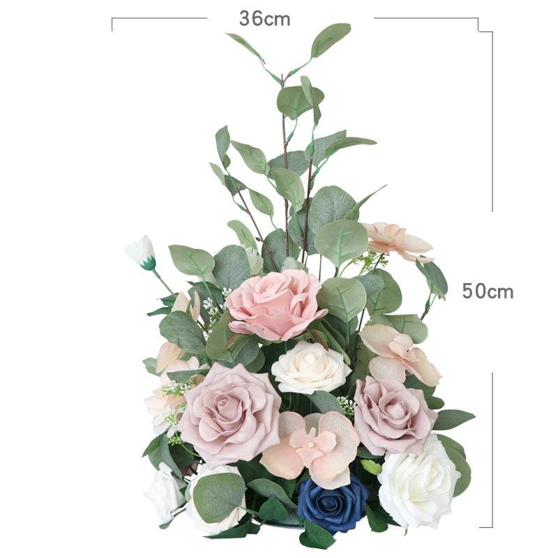 Simulated Flower Wedding Table Flower Road Guide Ground Flower Decoration Flower Ball