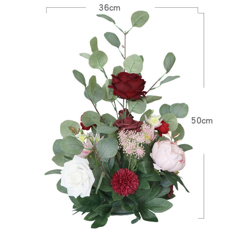 Simulated Flower Wedding Table Flower Road Guide Ground Flower Decoration Flower Ball