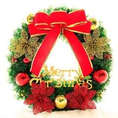 New Christmas Wreath Saffron Wreath 30/40/50 Decoration Door Decoration Hanging Decoration Supplies