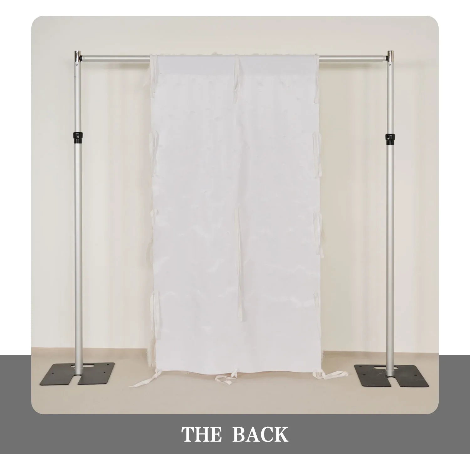 Uflower Artificial White 5D Flower Wall Wedding Backdrop Decoration - Uflower