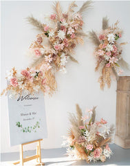 Wall hanging decoration simulated floral wedding decoration hand-arranged flowers