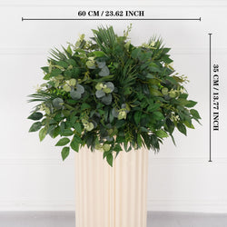 Uflower Green Leaf Table Centerpiece Floral Ball Wedding Table Decoration