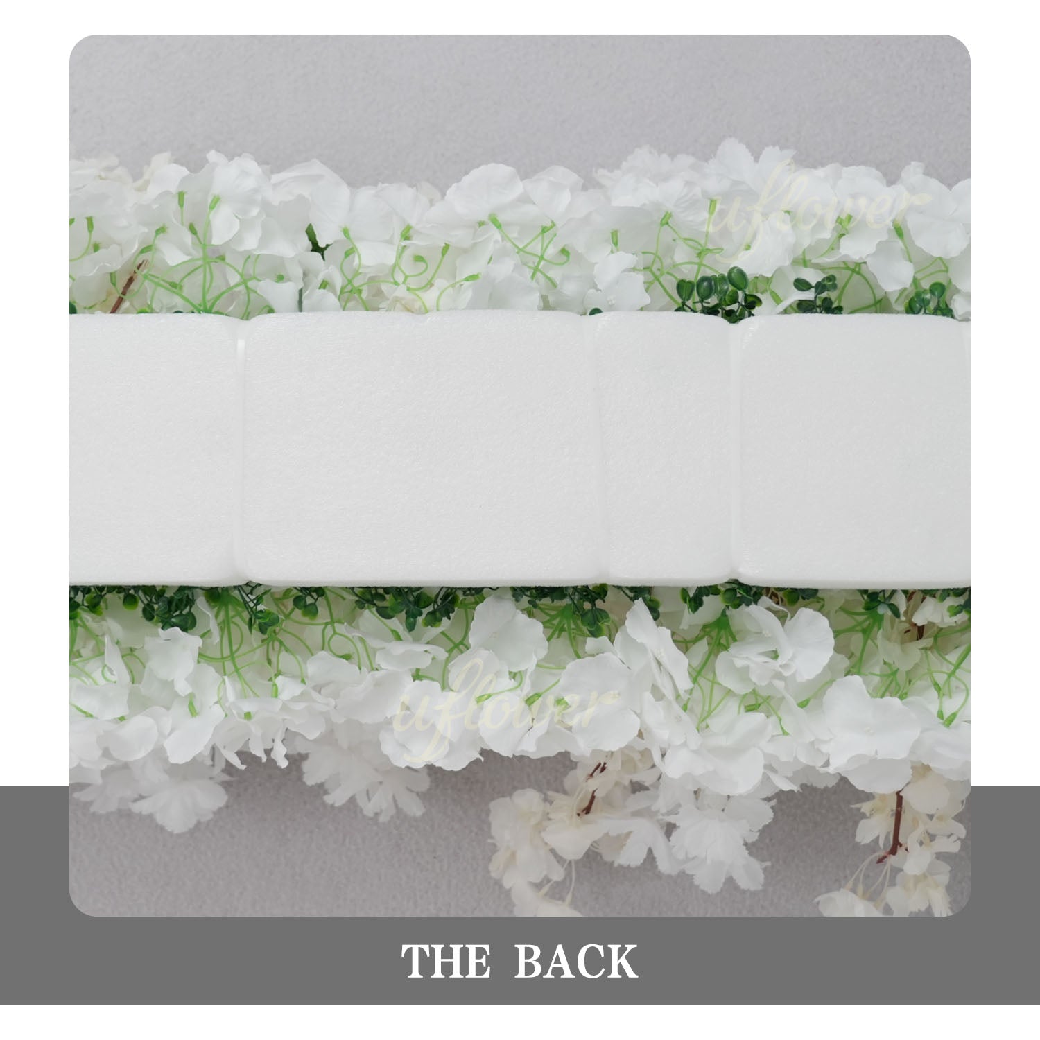 Uflower White Cherry Blossoms Wedding Background KT Board Decoration