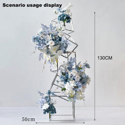 Electroplated wedding props geometric floor decorations