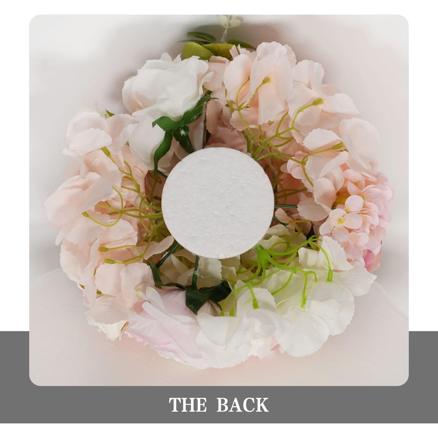 Uflower Wedding Backdrop Decor Flower Row Table Runner