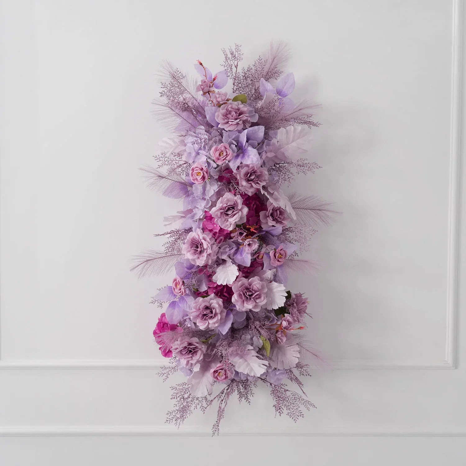 Uflower Purple Flower Arrangement Wedding Party Backdrop Floral Props SET80156 - Uflower