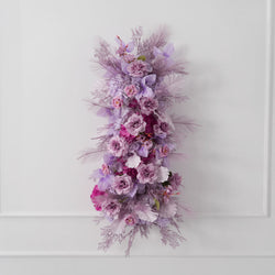 Uflower Purple Flower Arrangement Wedding Party Backdrop Floral Props