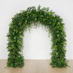 Uflower Leaf Flower Row Door Arch Floral Arrangement