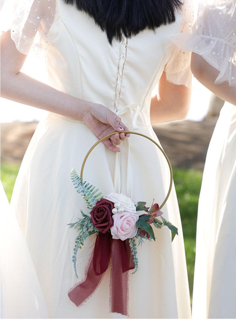 New decorative lintel garland/wedding bridesmaid handheld garland