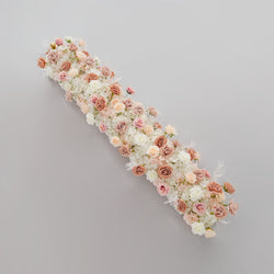 Uflower Champagne Pink Rose Arrangement Wedding Backdrop Floral Props