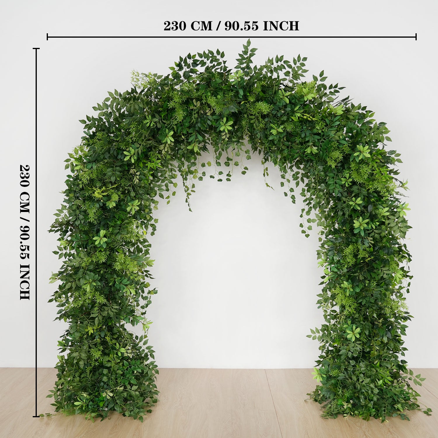 Uflower Leaf Flower Row Door Arch Floral Arrangement
