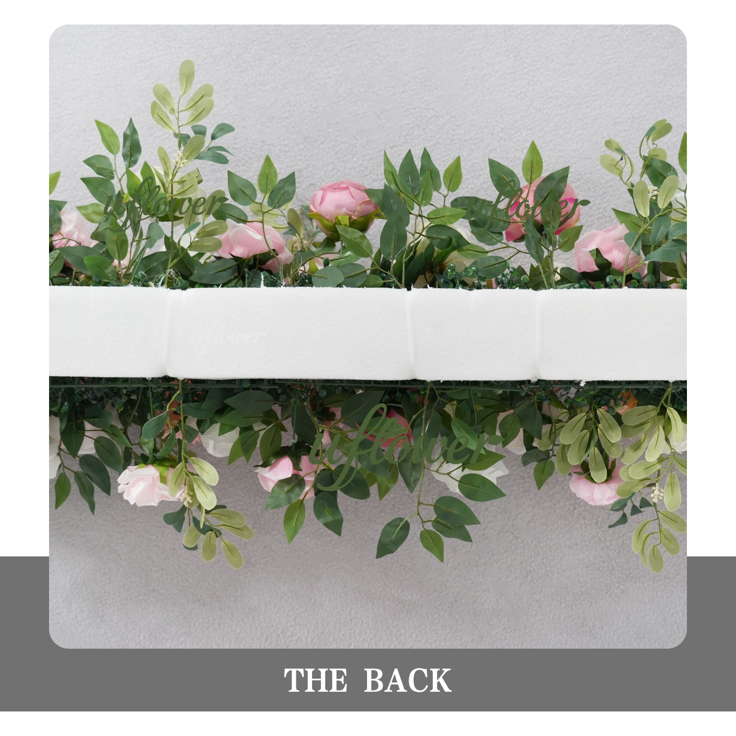 Artificial Pink Rose Flower Arrangement Wedding Backdrop Decor Props