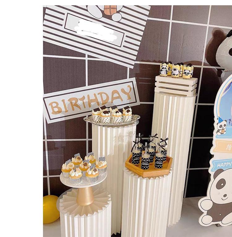 Decorative wedding folding circular Roman column ornaments - Uflower